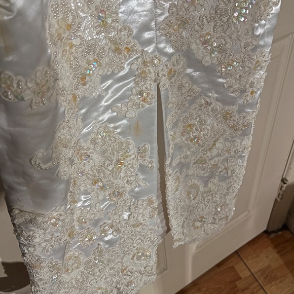 Custom One of a Kind Wedding Dress (vintage, made in 1992) - Picture 6 of 15